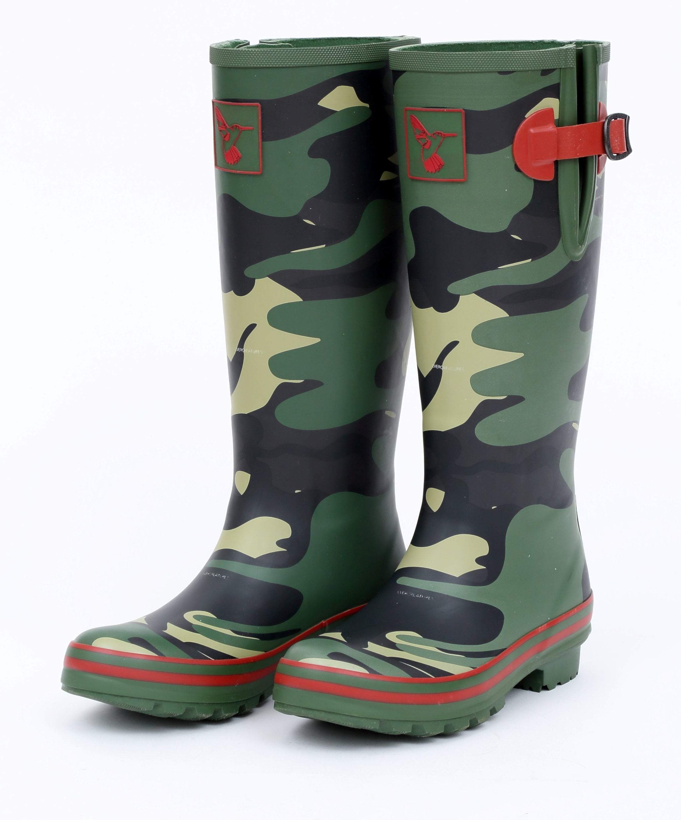 Evercreatures Camouflage Tall Wellies - anydaydirect