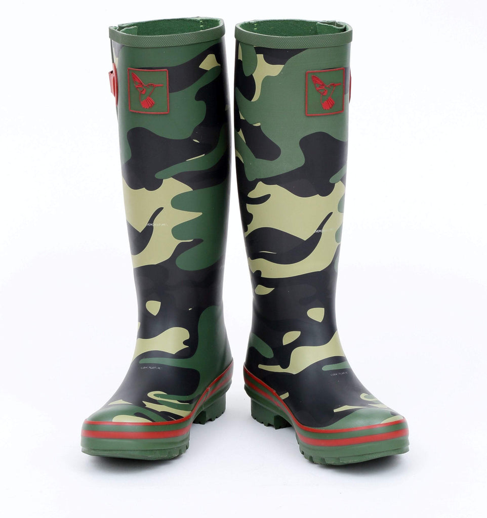 Evercreatures Camouflage Tall Wellies - anydaydirect