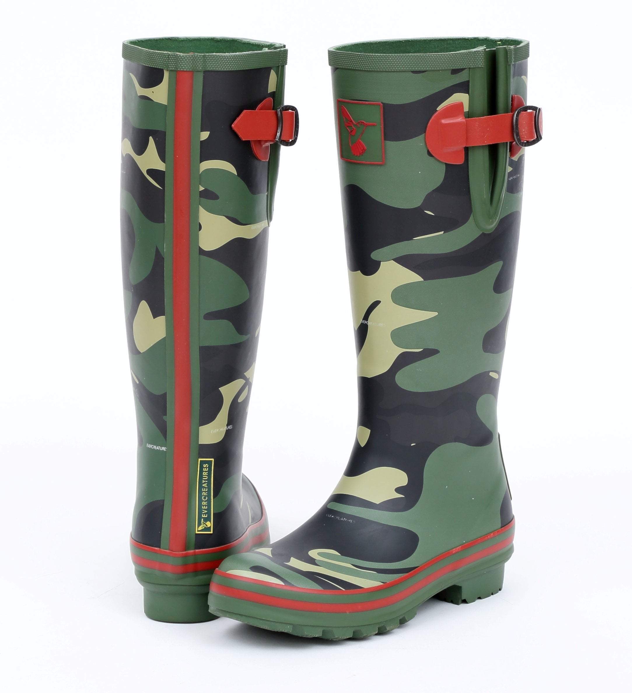 Evercreatures Camouflage Tall Wellies - anydaydirect