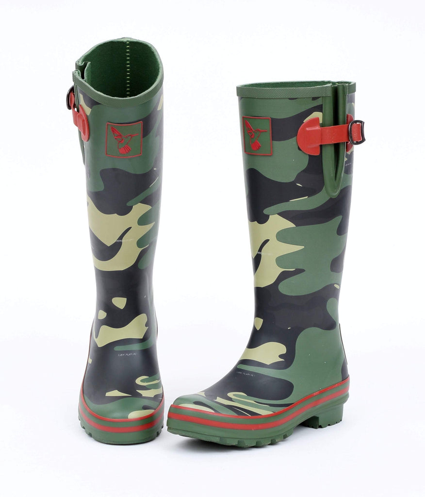 Evercreatures Camouflage Tall Wellies - anydaydirect