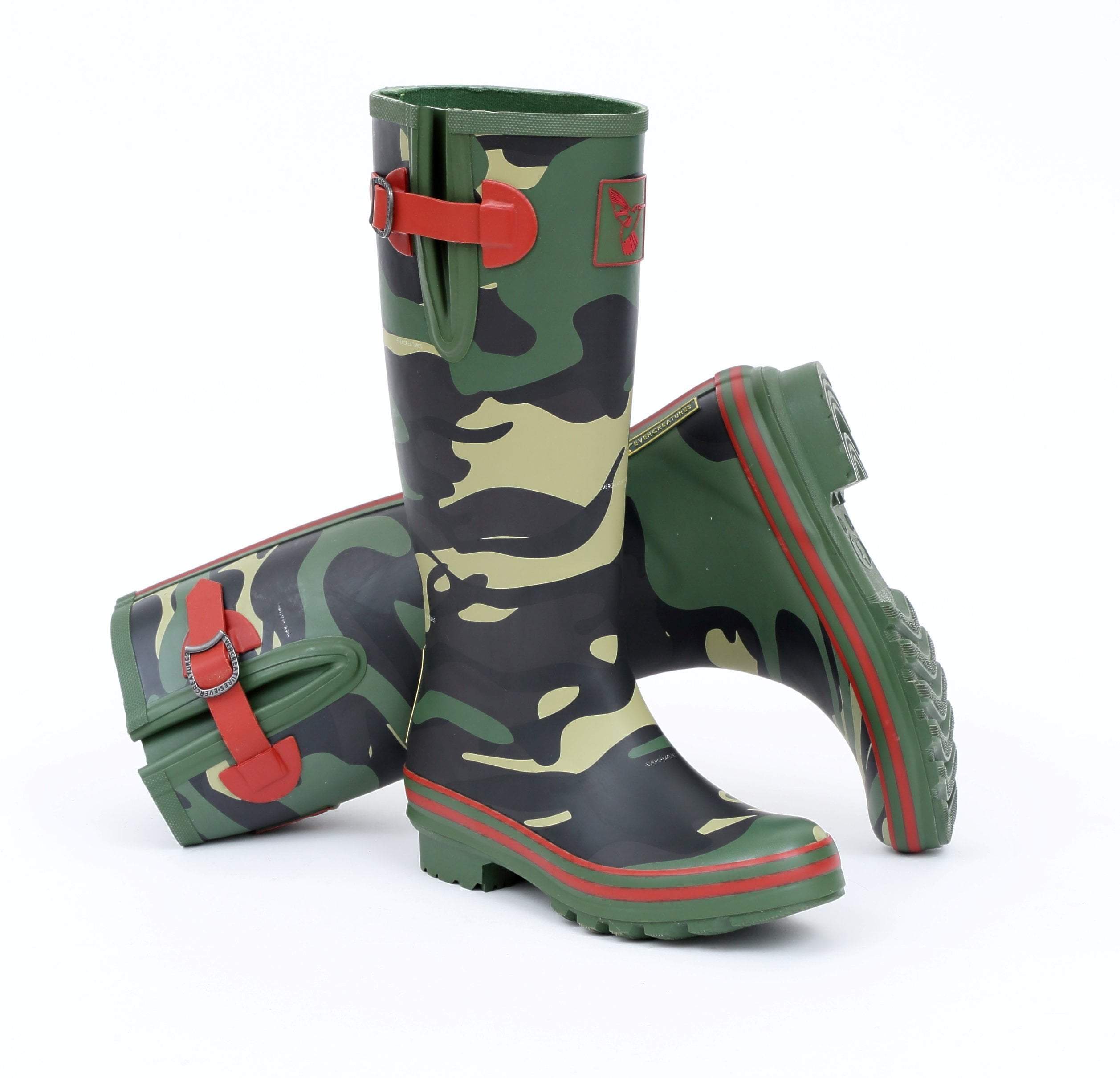 Evercreatures Camouflage Tall Wellies - anydaydirect