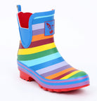 Evercreatures Rainbow Meadow Ankle Wellies - anydaydirect