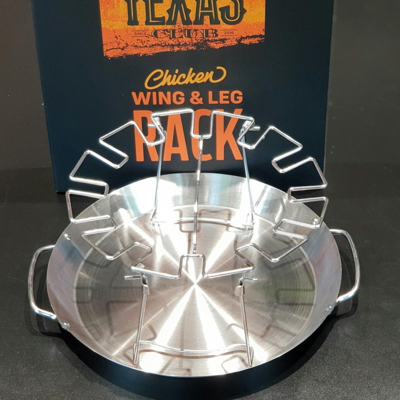 Texas Club Chicken Wing And Leg Rack - anydaydirect