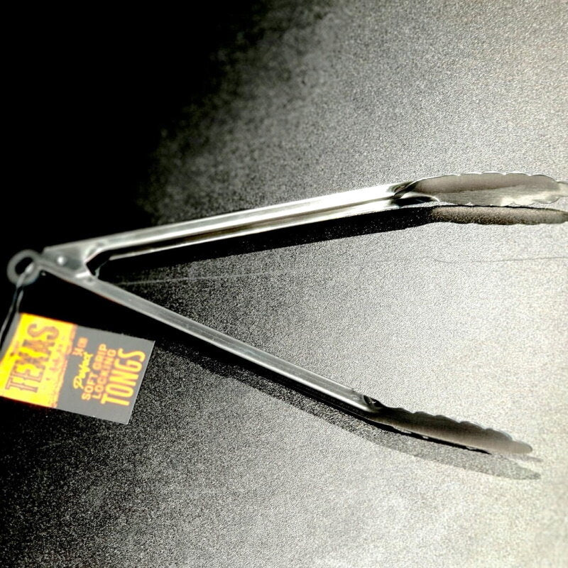 Texas Club Steak Tongs, 34 cm. - anydaydirect