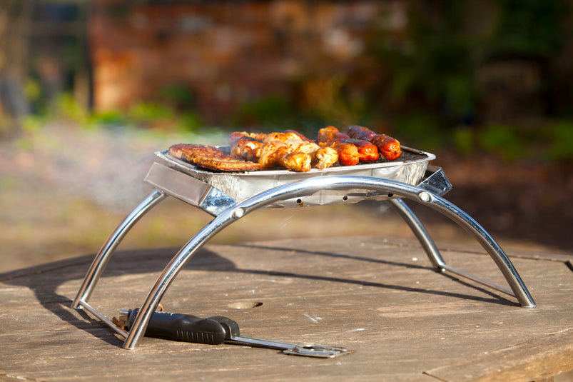 Asado Grill Dual BBQ with Bamboo Coal Pack - anydaydirect