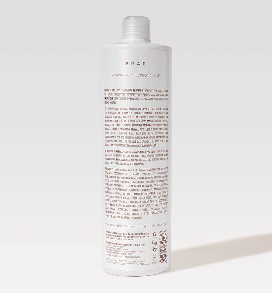 BRAE - Revival Shampoo, Professional 1L - anydaydirect