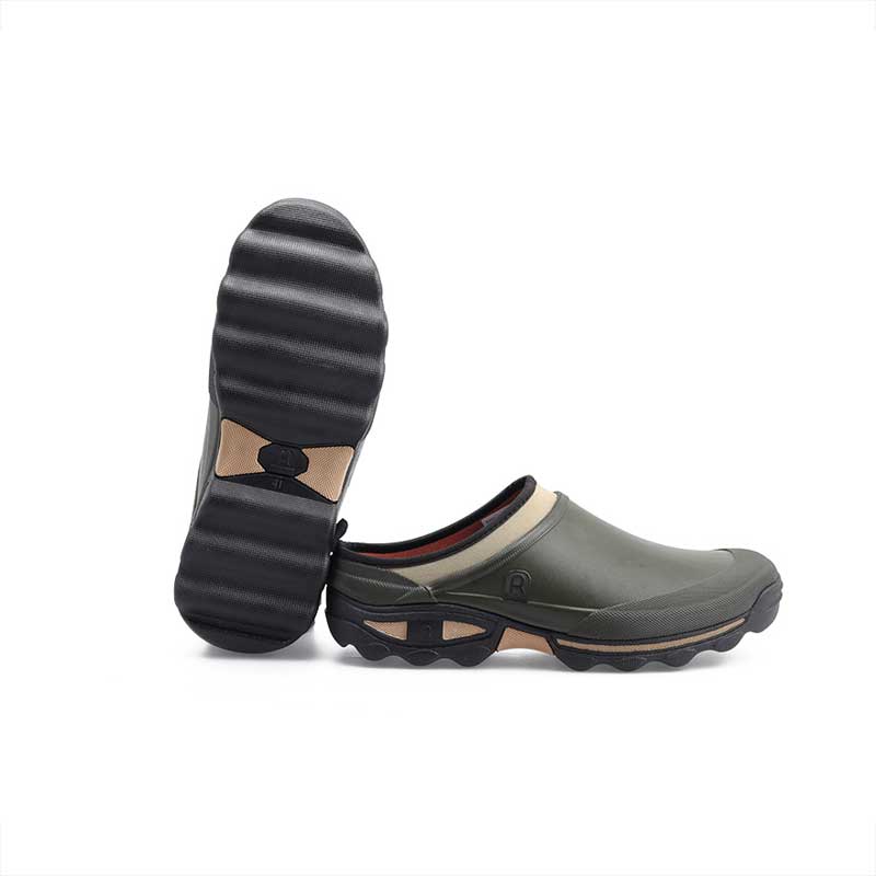 Rouchette Clean Land Clog - Khaki - anydaydirect