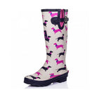 Sausage Dog Tall Printed Wellies - anydaydirect