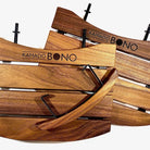Teak side plates and handle set (Limited) - anydaydirect