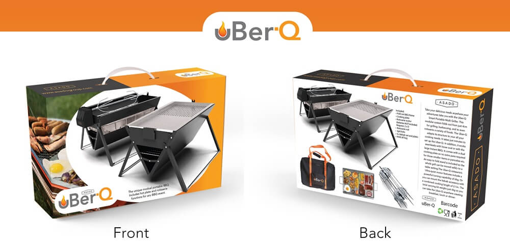 Uber-Q Smart Portable BBQ Multi-Griller - anydaydirect