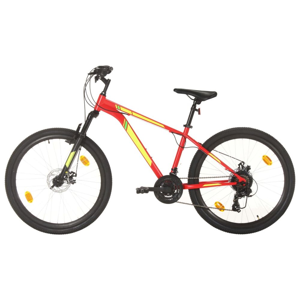 Mountain Bike 21 Speed 27.5 inch Wheel 38 cm Red - anydaydirect