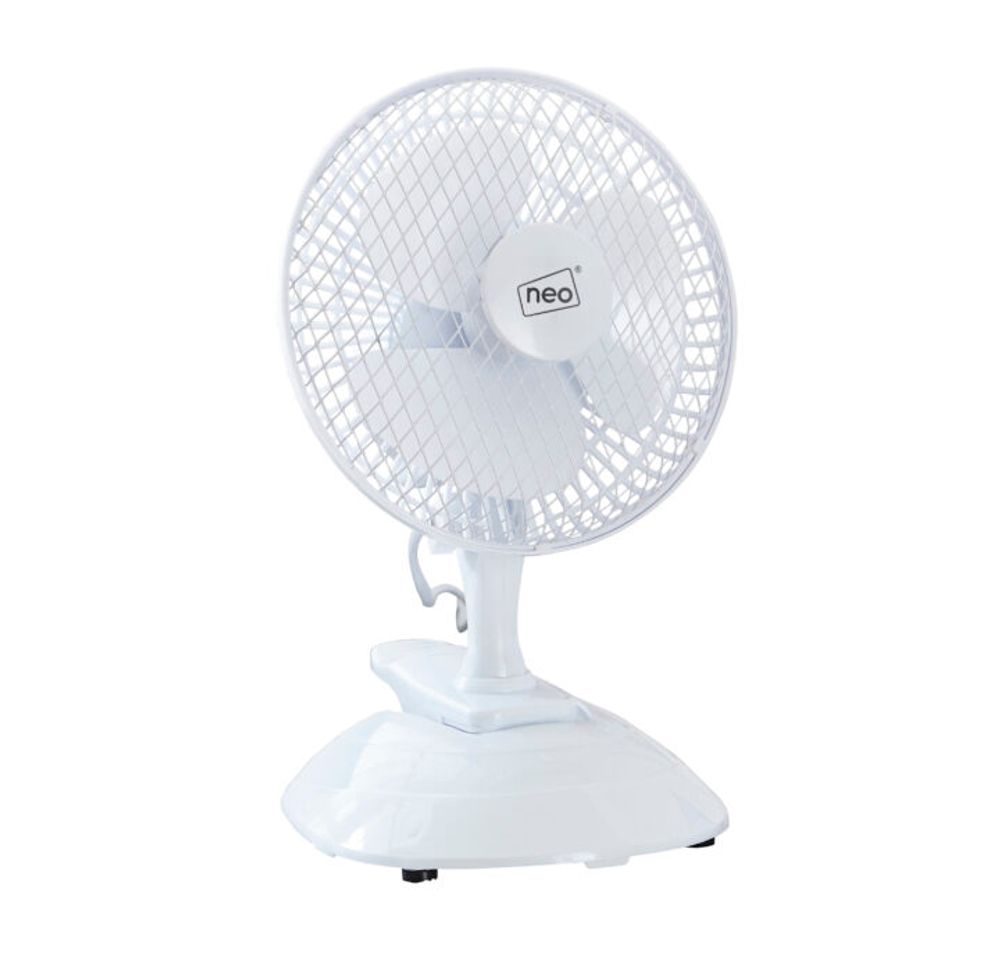 Neo Mini Clip Base Mount Desk Fan � White - anydaydirect