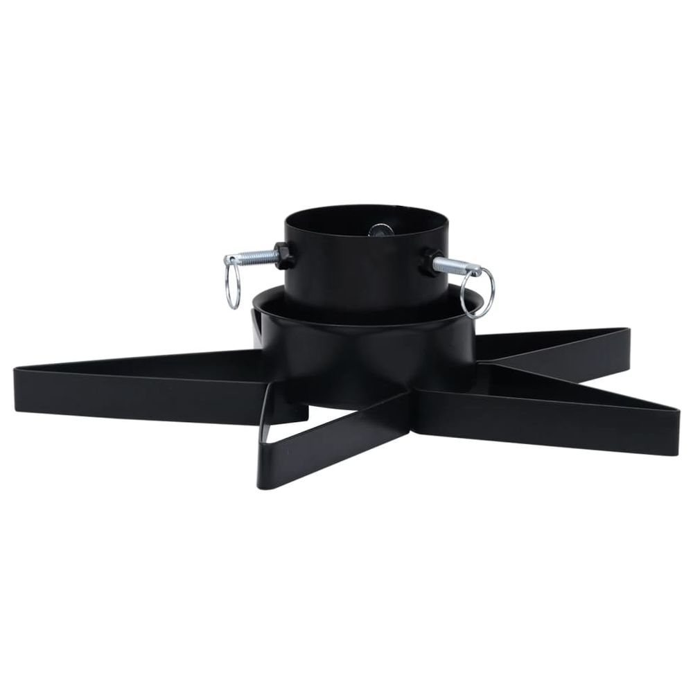 Christmas Tree Stand Black 47x47x13.5 cm - anydaydirect