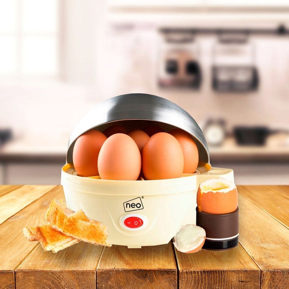Stainless Steel Electric Egg Boiler Poacher and Steamer - anydaydirect