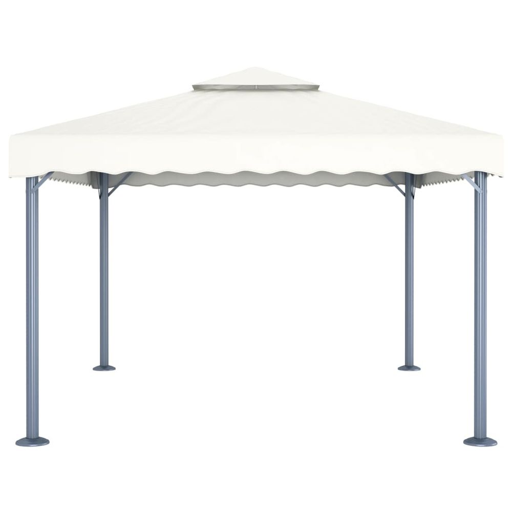 Gazebo 400x300 cm Cream Aluminium - anydaydirect