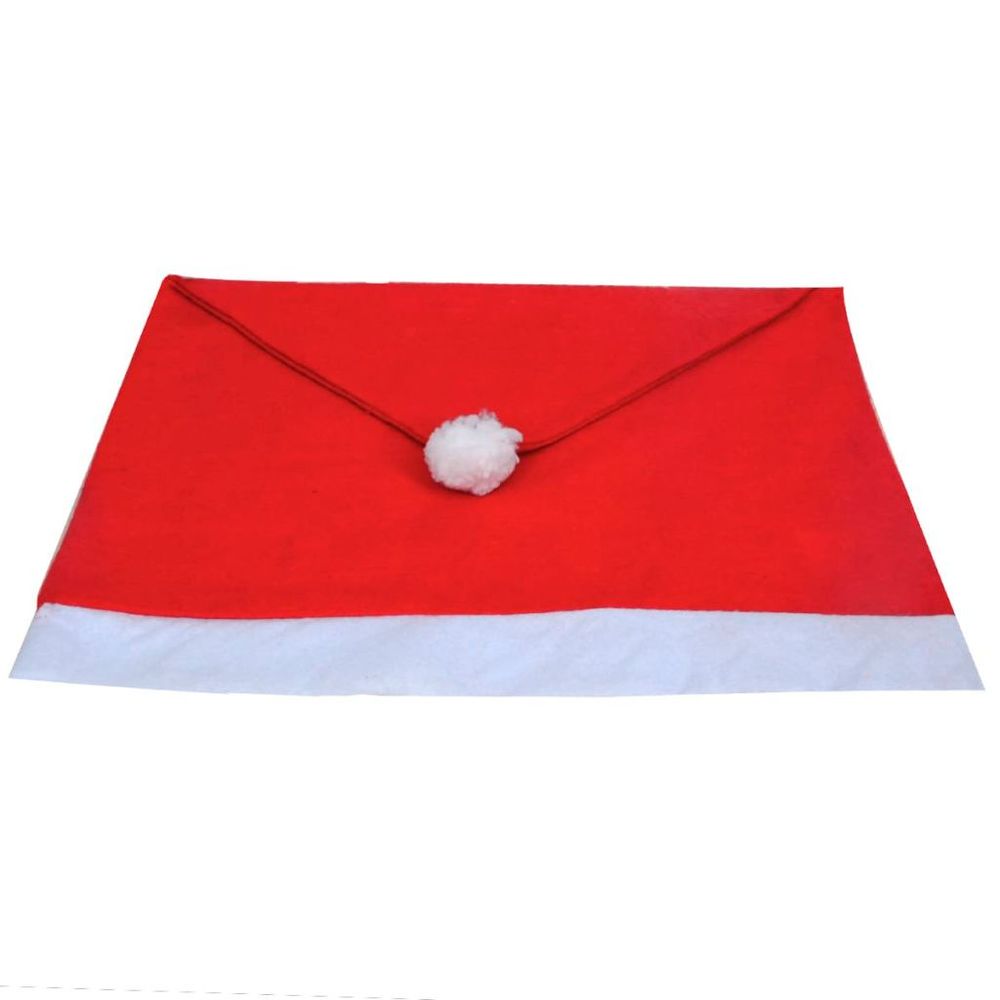 6 Santa Claus Hat Chair Back Covers - anydaydirect