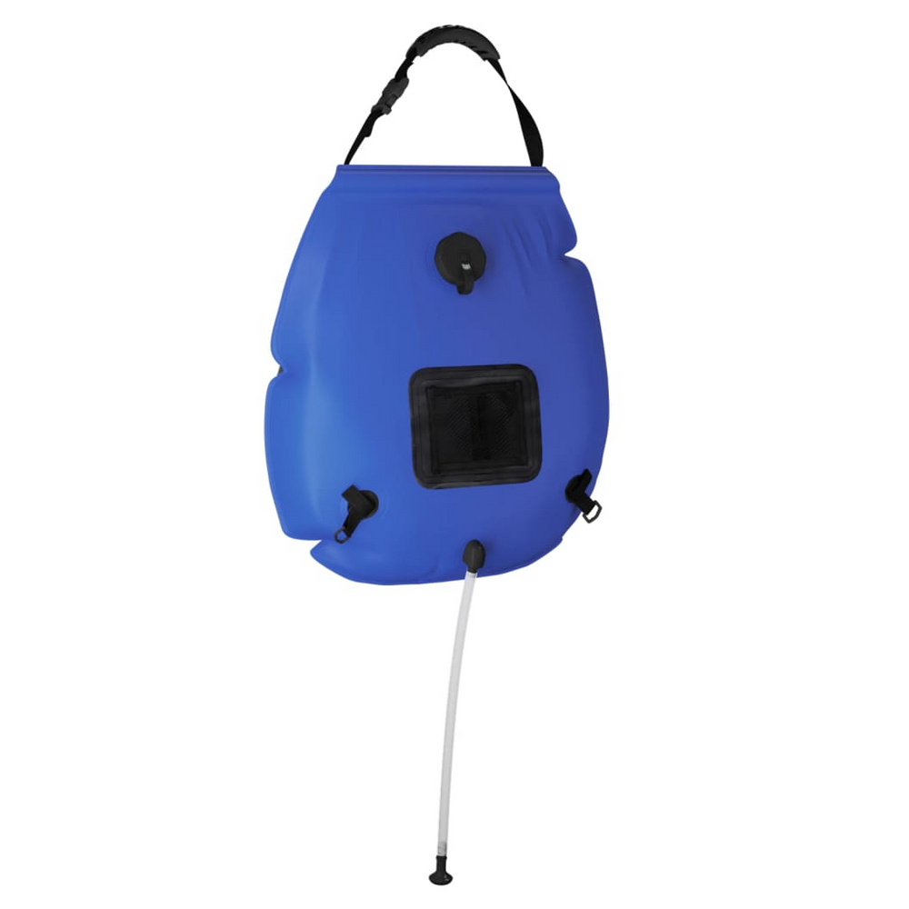 Camping Shower Bag Blue 20 L PVC - anydaydirect