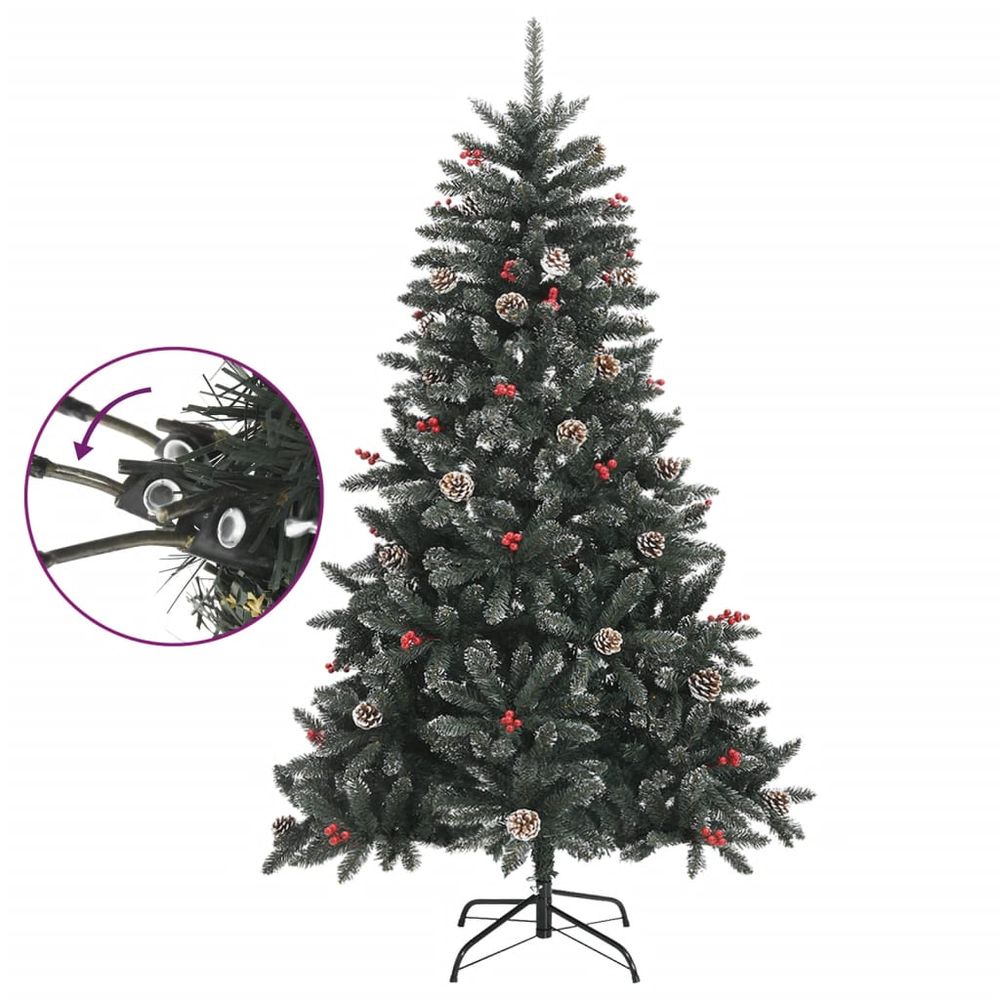 Artificial Christmas Tree with Stand Green 120 cm PVC - anydaydirect