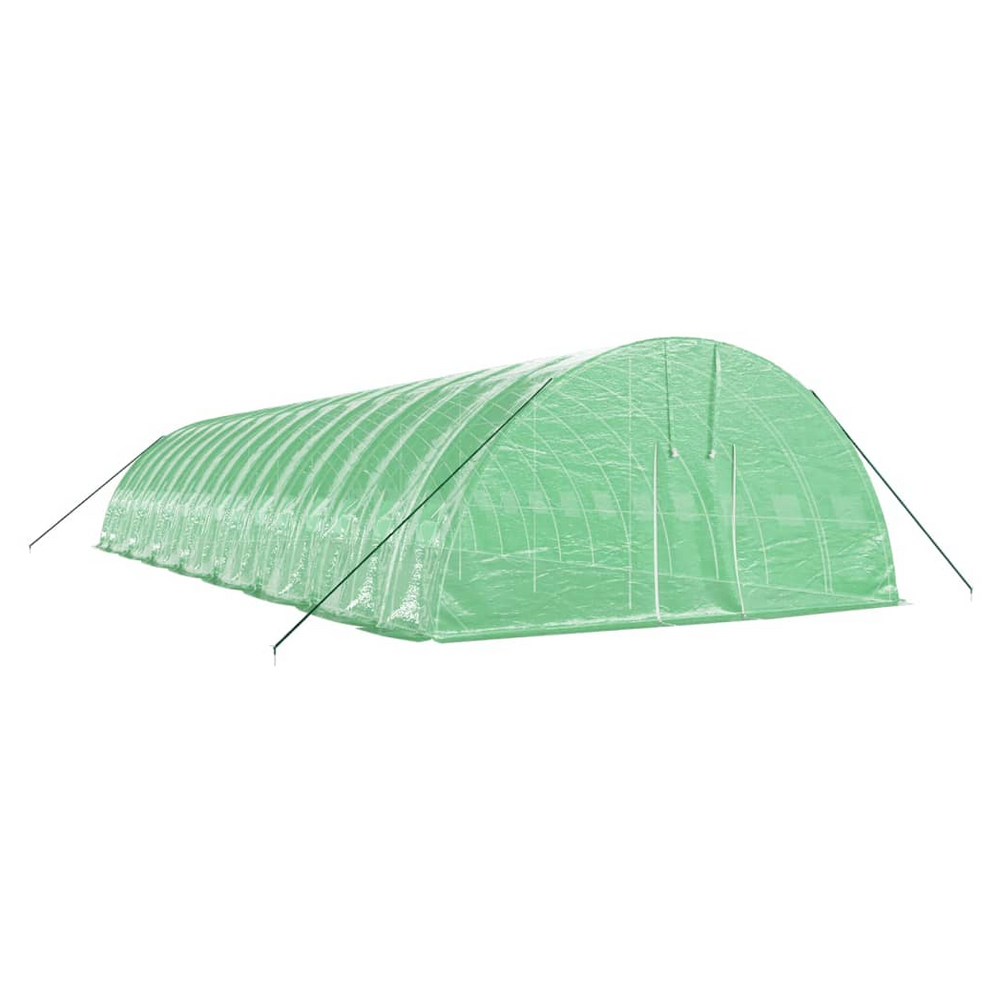 vidaXL Greenhouse with Steel Frame Green 96 m² 16x6x2.85 m - anydaydirect