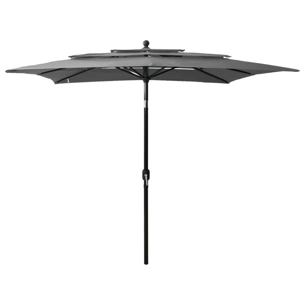 3-Tier Parasol with Aluminium Pole 2x2m to 2.5x2.5 m - anydaydirect