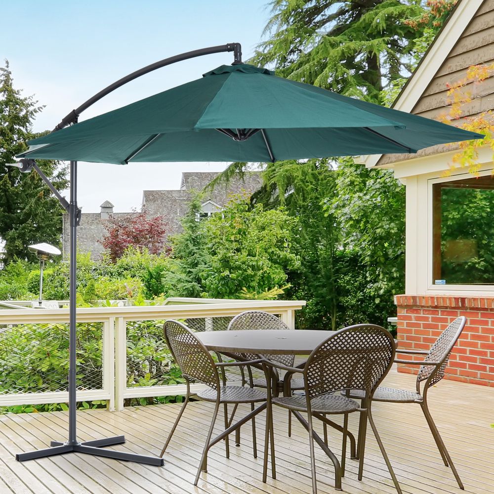 3m Garden Parasol Sun Shade Umbrella - anydaydirect