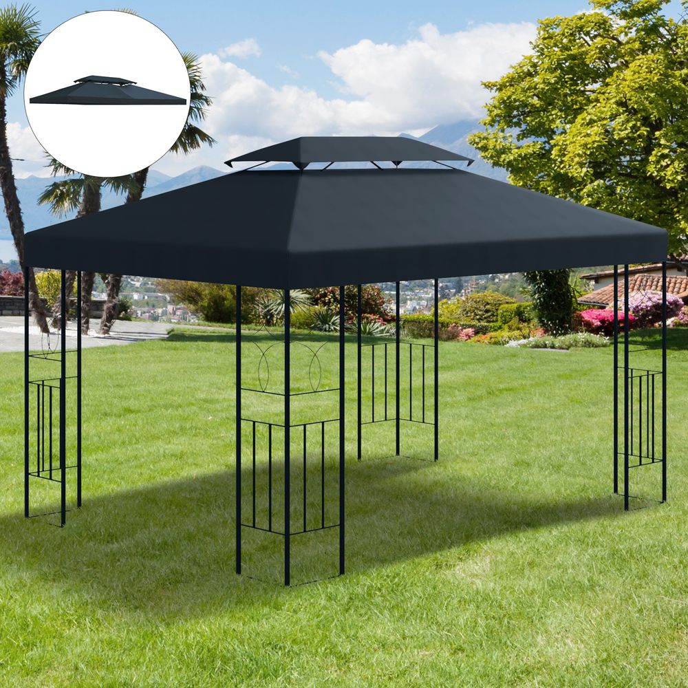 3x4m Gazebo Replacement Roof Canopy 2 (TOP ONLY) - anydaydirect