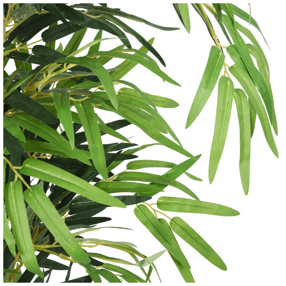 vidaXL Artificial Bamboo Tree 730 Leaves 120 cm Green - anydaydirect