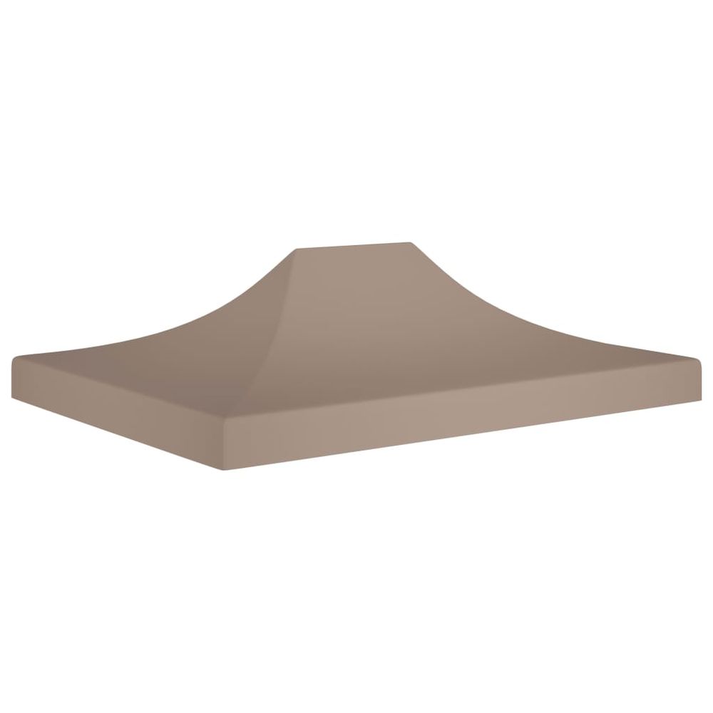 vidaXL Party Tent Roof 4.5x3 m Taupe 270 g/m² - anydaydirect