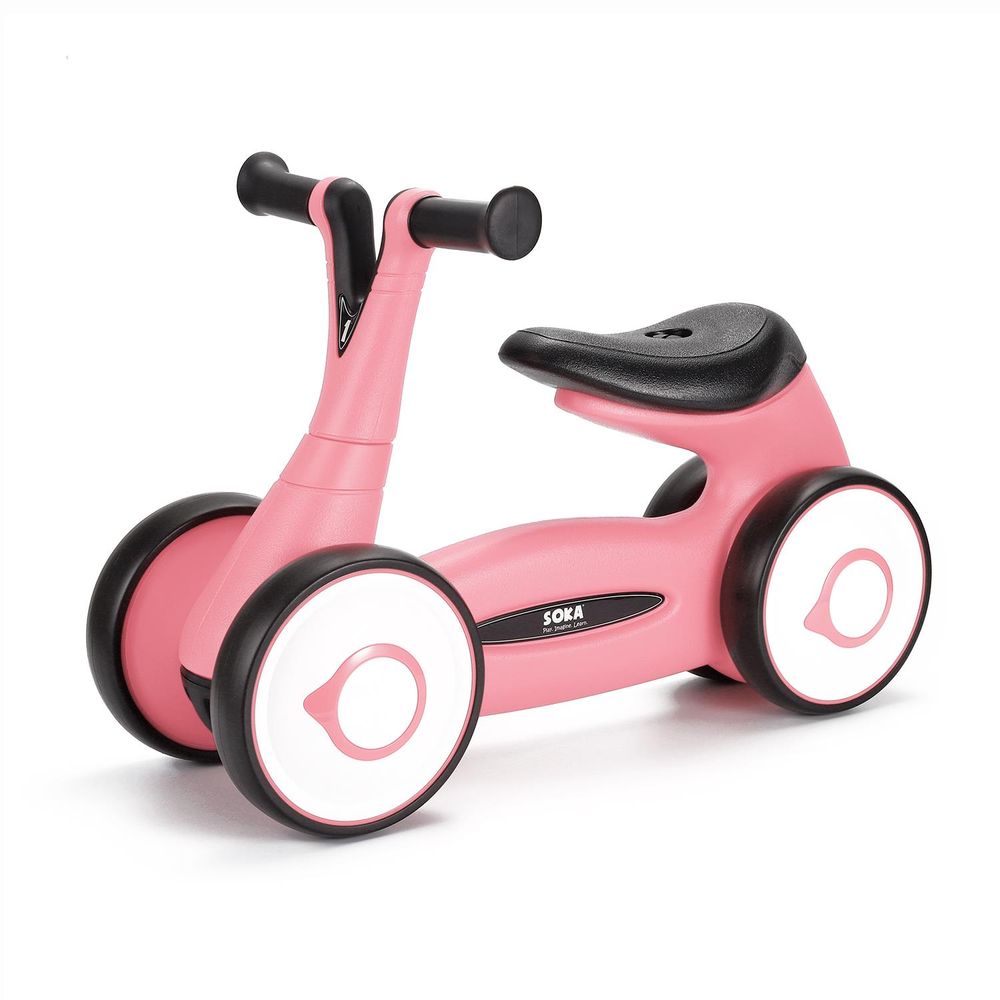 SOKA Balance Bike Toddler 4 Wheel Ride-on Bicycle Baby Balance Training Bike Toy - anydaydirect
