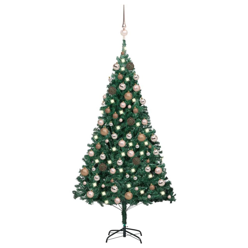 Artificial Christmas Tree with LEDs & Ball Set 120 cm - 240cm - anydaydirect