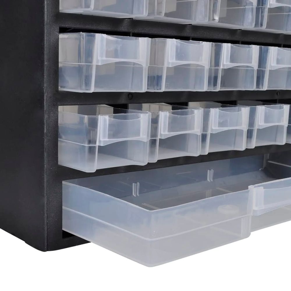 41-Drawer Storage Cabinet Tool Box 2 pcs Plastic - anydaydirect