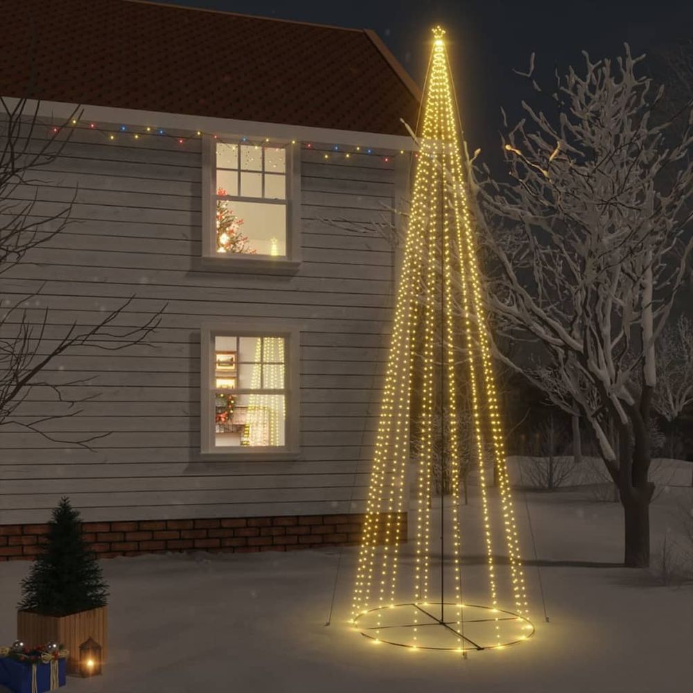 Christmas Cone Tree Warm White 1134 LEDs 230x800 cm - anydaydirect