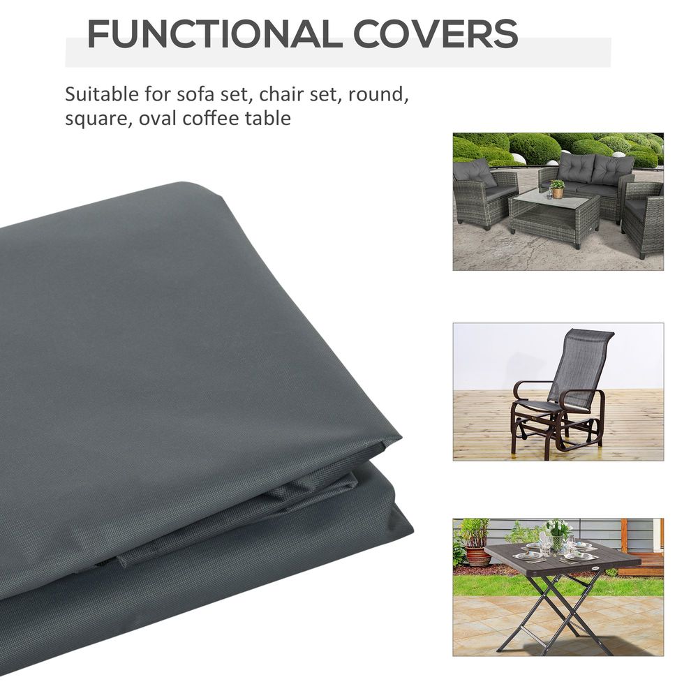 200x86cm Outdoor & Garden Furniture Table Chair Sofa Set Cover Water Resistant - anydaydirect