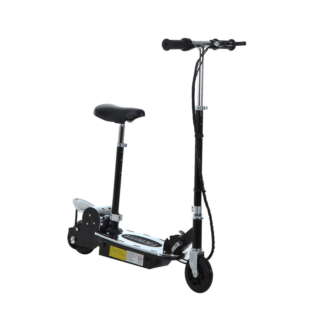 HOMCOM Teen Foldable Electric Scooters Electric Battery 120W w/ Brake Kickstand - anydaydirect