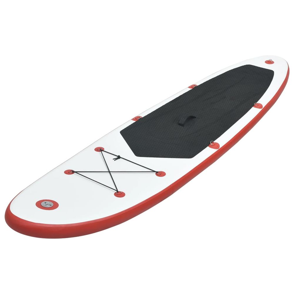 Inflatable Stand Up Paddleboard Set Red and White - anydaydirect