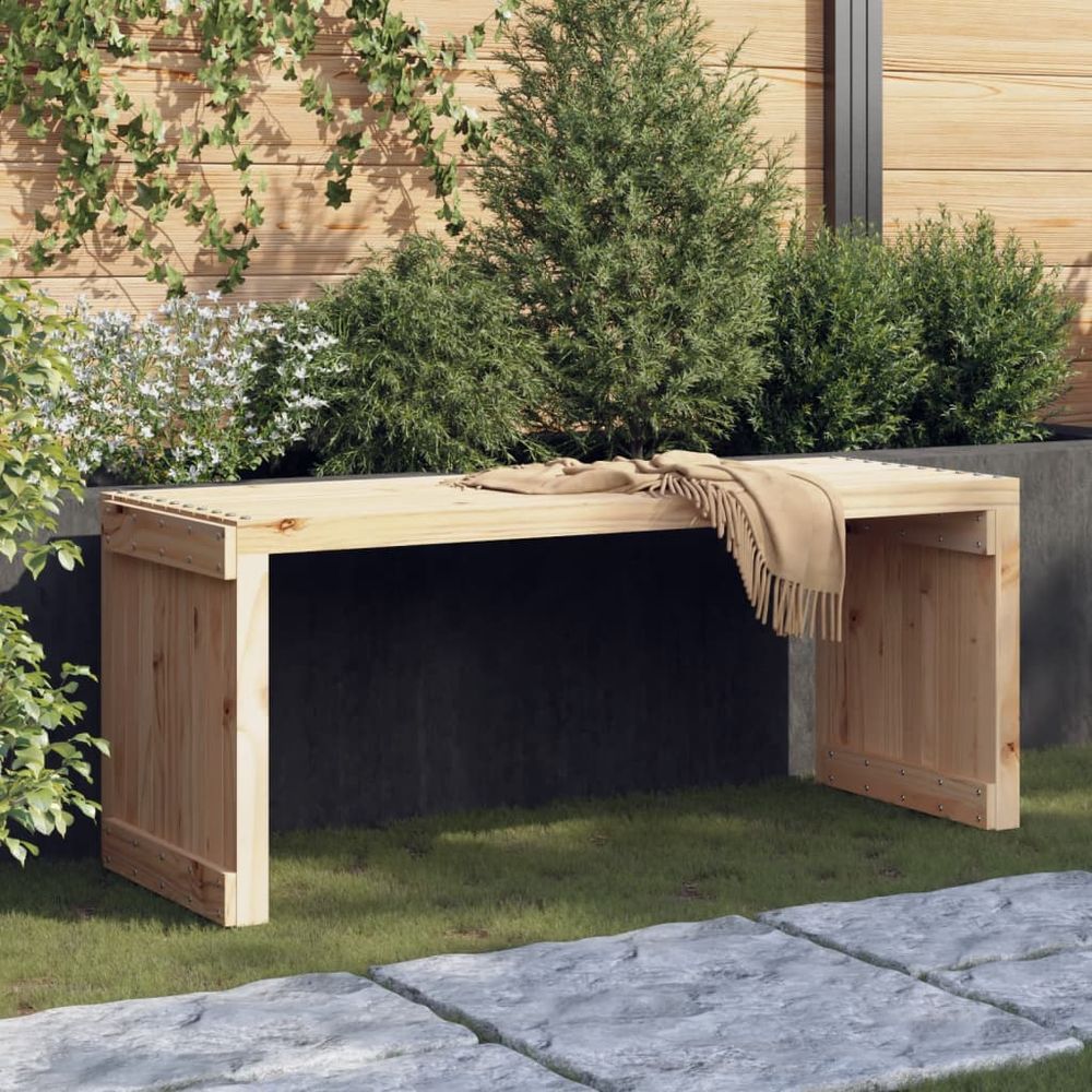 vidaXL Garden Table Extendable 212.5x40.5x45 cm Solid Wood Pine - anydaydirect