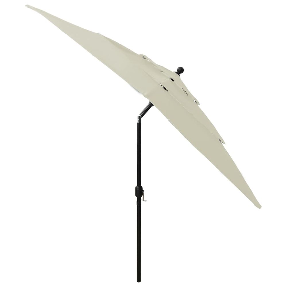 3-Tier Parasol with Aluminium Pole 2x2m to 2.5x2.5 m - anydaydirect