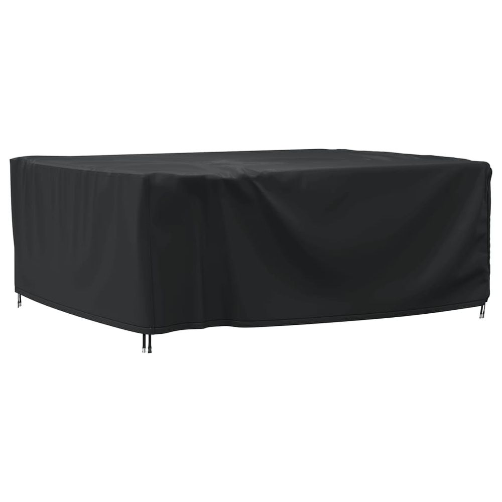 vidaXL Garden Furniture Cover Black 200x160x70 cm Waterproof 420D - anydaydirect