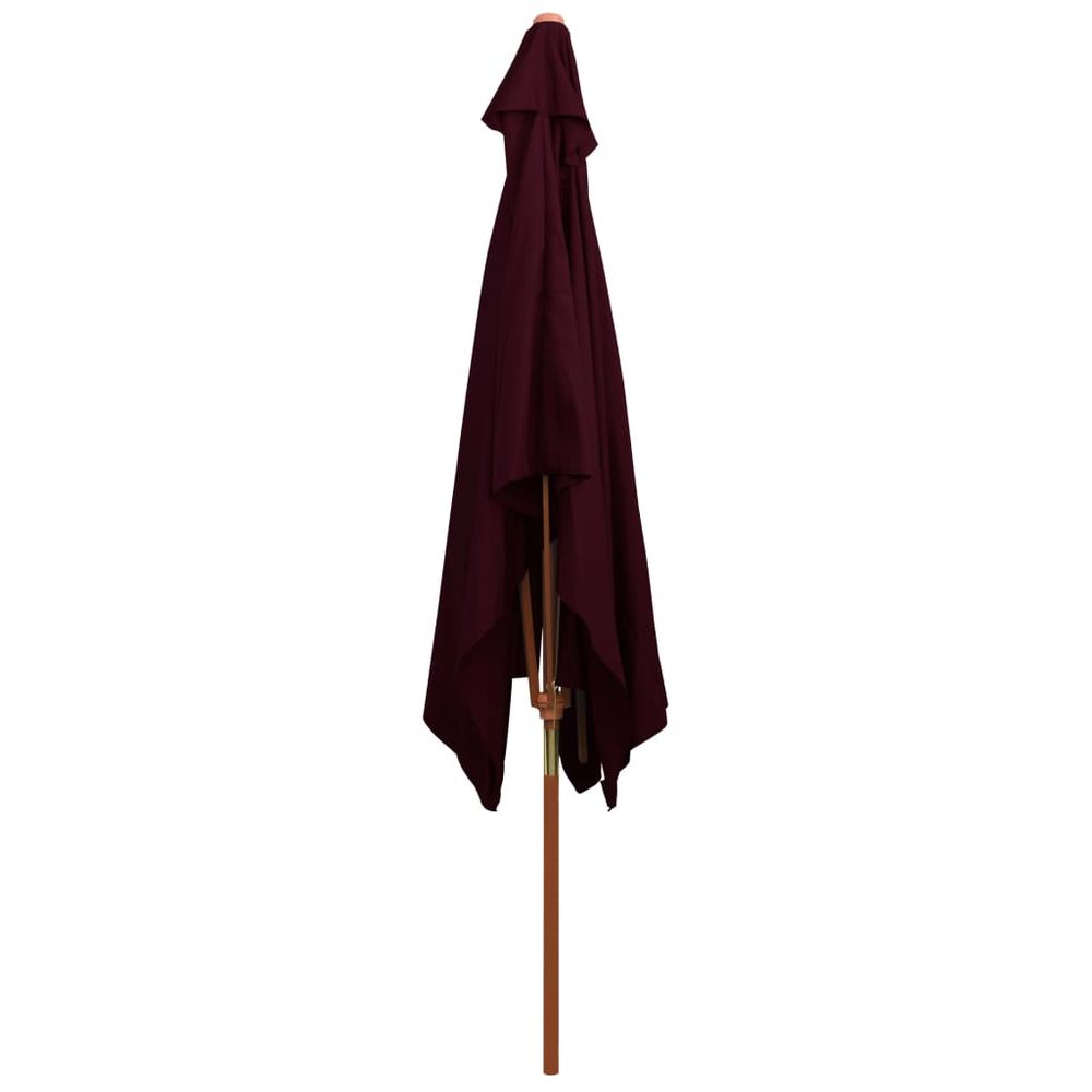 Outdoor Parasol with Wooden Pole 200x300 cm - anydaydirect