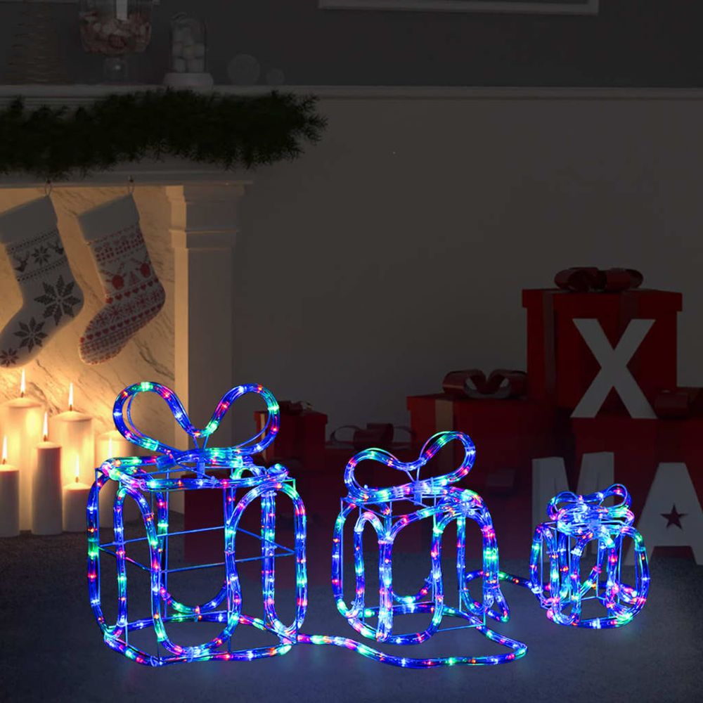 Christmas Decoration Gift Boxes with 180 LEDs Indoor Outdoor - anydaydirect