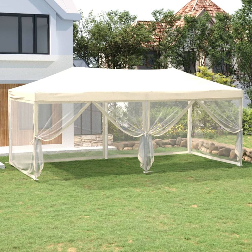 Folding Party Tent with Sidewalls 2x2 m to 3 x 6 m - anydaydirect