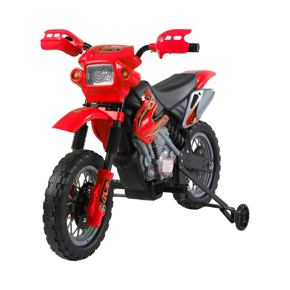 6V Kids Electric Motorbike Motorcycle Ride On for 3-6 Years Red HOMCOM - anydaydirect