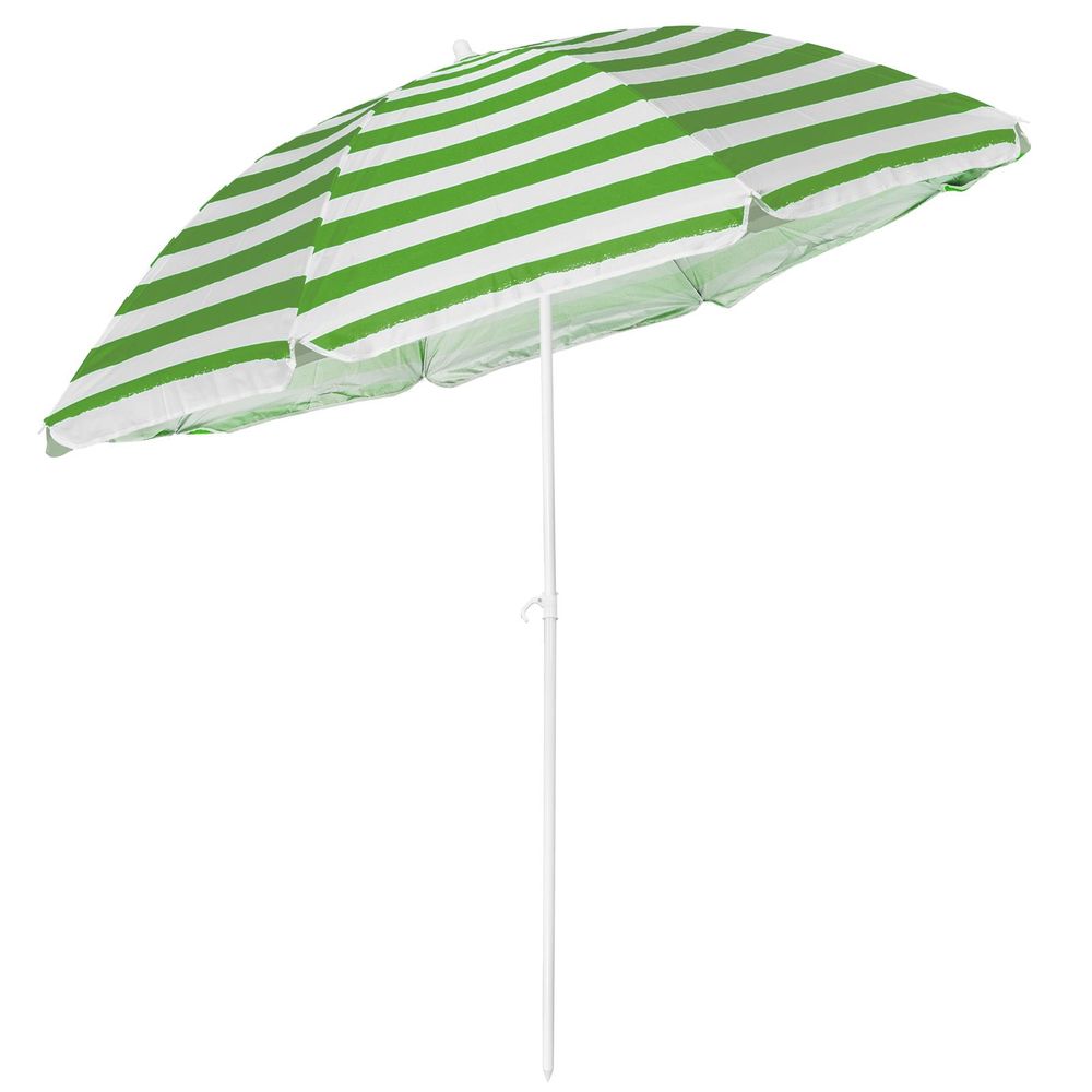 1.8M Tilting Parasol Umbrella Green AS-17490 - anydaydirect