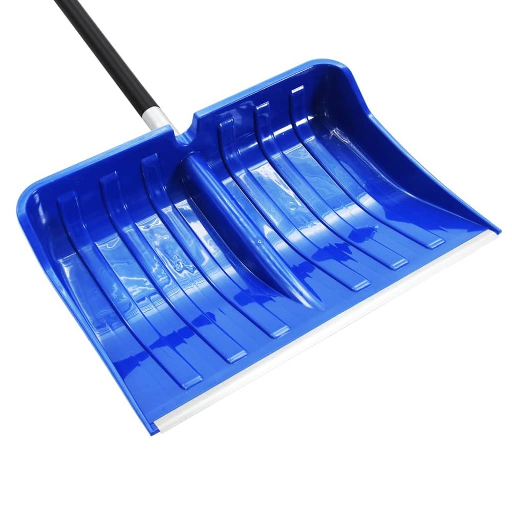 Snow Shovel Blue 145 cm Aluminium - anydaydirect