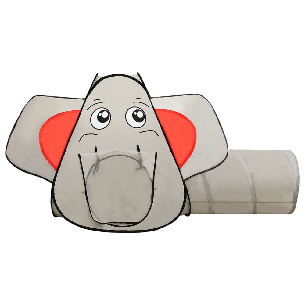 Elephant Children Play Tent Grey 174x86x101 cm - anydaydirect