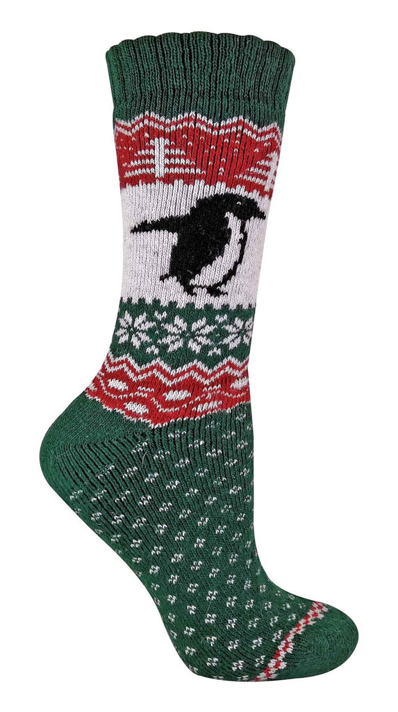 Ladies Wool Xmas Socks - anydaydirect