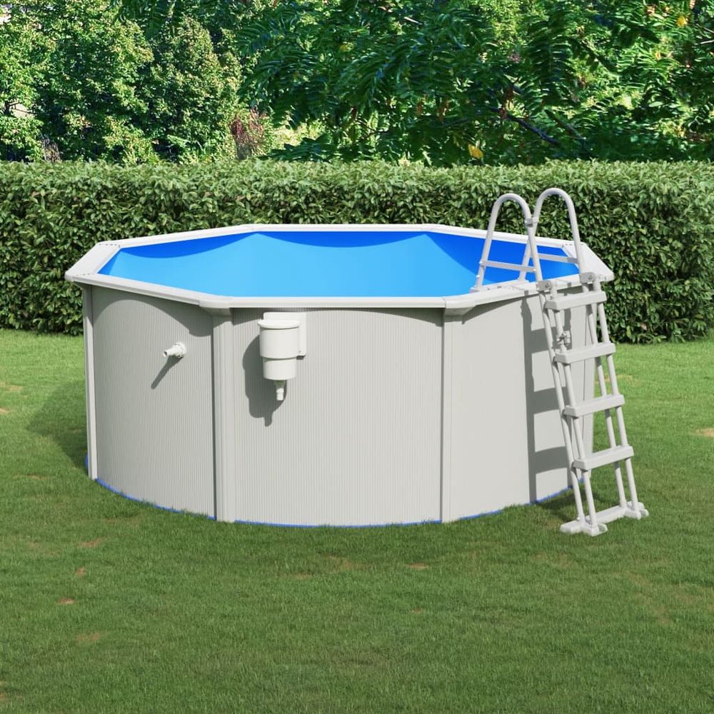 Swimming Pool with Safety Ladder 300x120 cm - anydaydirect