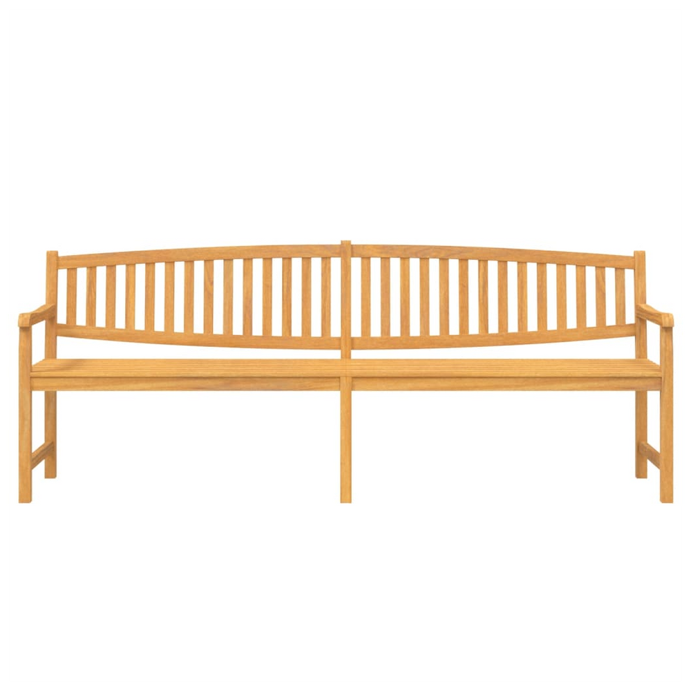 vidaXL Garden Bench 228x59.5x90 cm Solid Teak Wood - anydaydirect