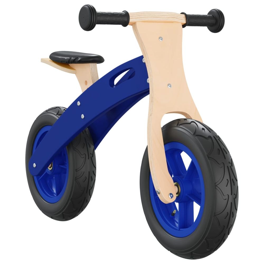 vidaXL Balance Bike for Children with Air Tyres Blue - anydaydirect