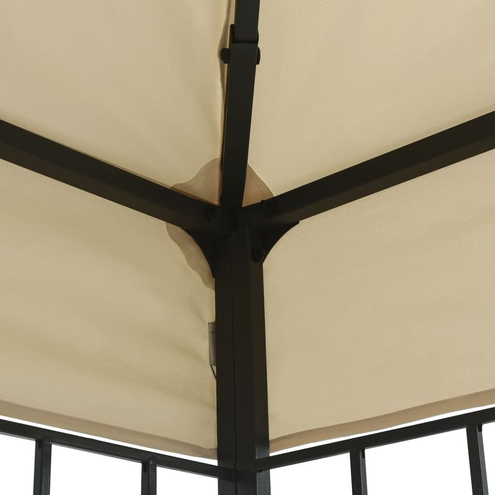 Gazebo 3x3 m Cream - anydaydirect